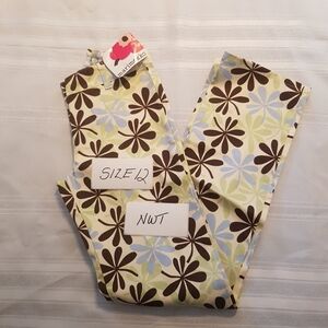 Marimekko girls 10/12 not 12 floral pants, new